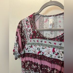 Latched Mama Drawstring Dress LARGE